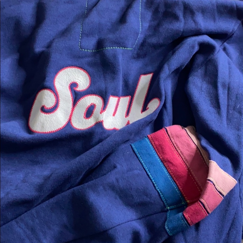 SoulCycle x aviator nation zip hoodie
